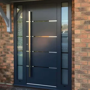 New Modern Apro Design Metal Other Front Entry Door Price Exterior Steel Security Entrance Doors for Houses