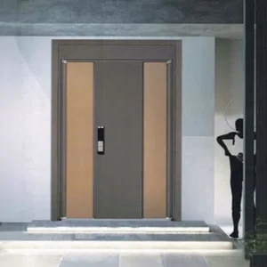 New Modern Italy Design Metal Other Front Entry Door Price Exterior Steel Security Entrance Doors for Houses