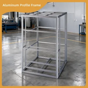 Noise Reduction Multi Layer Vertical Cube Aluminum Extrusion Frame Stable Industrial Structure with Shock Absorbing Features