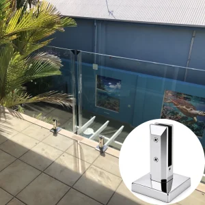 Non Corrosive Height Adjustable Glass Spigot for Frameless Terrace Glass Barriers