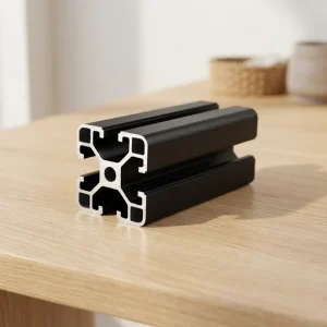 OEM 4040 T Slot Aluminum Profile with Anti Corrosion Black Anodizing