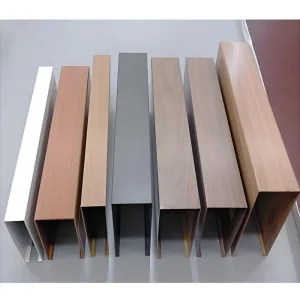 OEM 6000 Series Aluminum Curtain Wall U Profile Extrusion Welding Cutting Bending Door Window Custom Sizes Finishes Available