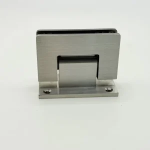 OEM ODM Frameless Glass Shower Door Hinge 316 Stainless Steel Polished Satin Hinge with Custom Color for Wet Room Bathroom