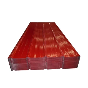 OEM ODM Galvanized Corrugated Sheet Price Color Coated Steel Sheet for Building Steel Structure Red Blue Green Roof Steel Sheet
