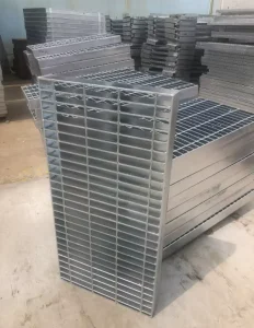OEM Price Industrial Anti static Square Stainless Steel Drain Grate Galvanized Metal Building Materials LIZHONG Light Grey