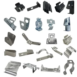 OEM Service Custom Sheet Metal Stainless Steel Cable Wire Clip or Spring Steel Belt Clip Bracket Aluminum Metal Stamping Parts