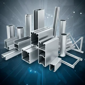 OEM Service Industry Aluminum Alloy Profiles 6000 Series Anodized Extrusion with Bending Welding Services for Decorations