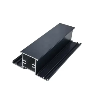 One Alu Factory Extrusion 6000 Series Black Powder Coating Aluminium Alloy Sliding Profile Window Door Cutting Bending