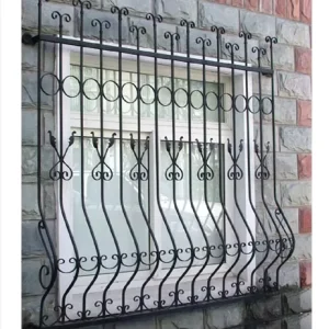 Ornamental Wrought Iron Window Grill Design Decorative Security Window Burglar Bar Window Security Bars Design