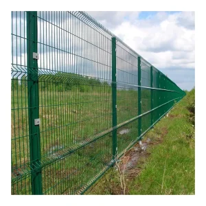 Outdoor 3D Curved Welded PVC-Coated Steel Wire Mesh Fence