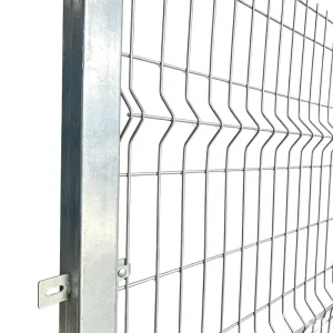 Outdoor 3D Curved Welded Steel Wire Mesh Fence for Road, Garden, Land, School, and Playground