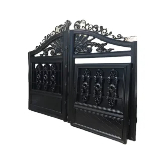 Outdoor Aluminum Fence Gate Metal Garden Fence Gate