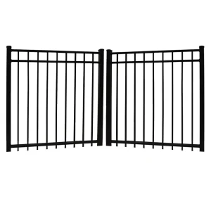 Outdoor Aluminum Garden Fence Panels with Matching Safety Gate