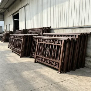 Outdoor Aluminum Railing Kit Weather Resistant Fence Panel for Balcony Stair Hospital Garden