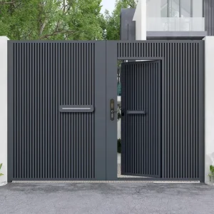Outdoor Automatic Aluminum Entrance Swing Gate for Garden Houses