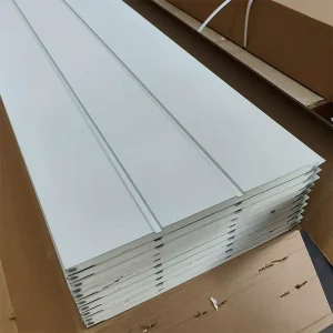 Outdoor Building Industrial Exterior PU Core Steel Carved Wall Cladding Sandwich Wall Panel Metal Siding Board