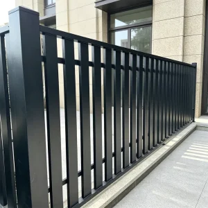 Outdoor Courtyard Aluminum Anti corrosion Guardrail Decoration Fence Custom Manufacturer