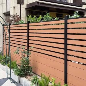 Outdoor Decorative Polyethylene 3D Embossed Fence Panels for Patios