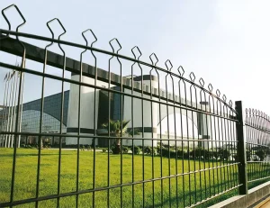 Outdoor Double Wire Structure Mesh Environmentally Friendly Customizable Dipped Sprayed Galvanized Pipe Fence