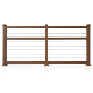 Outdoor Exterior Use 1 8″ Stainless Steel Cable SS16 Deck Install Cable Railing System custom