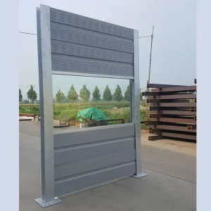 Outdoor Highway 12m High Anti-Corrosion Sound Barrier Panel for Noise Reduction