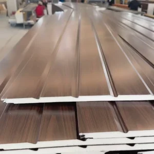Outdoor Insulated Metal Sandwich Panels for Wall Construction