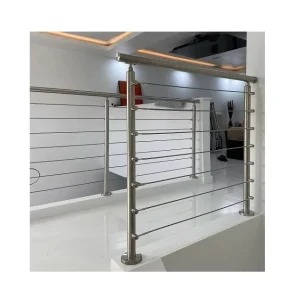 Outdoor Metal Balustrades Steel Railing Stair Handrails Stainless Steel Railing Indoor Aluminium Fence Yard Handrail