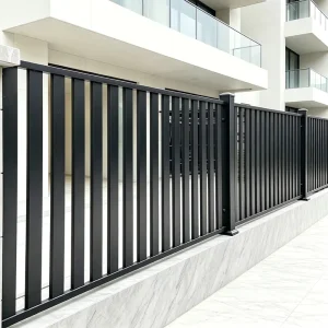 Outdoor Rust-resistant Aluminum Alloy Guardrail for Garden and Courtyard Partitions