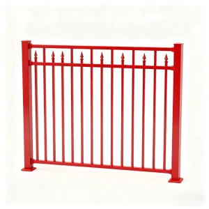 Outdoor Security Fence Metal Iron Aluminium Tubular Garrison Panel for Home Garden