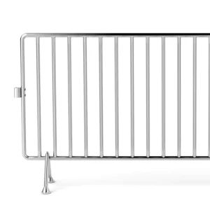 Outdoor Waterproof Interlocking Metal Railing Crowd Control Barrier