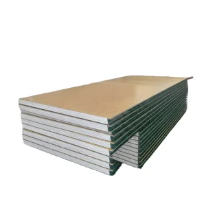 Outdoor Weather Resistant Sandwich Panel Rock Wool Sandwich Panel Prefab Container House