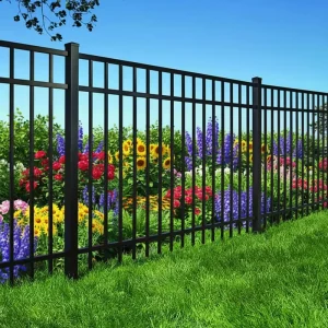 Outdoor Wrought Iron Stainless Steel Fence Parts and Fences for Balcony Garden Farm Security Protection