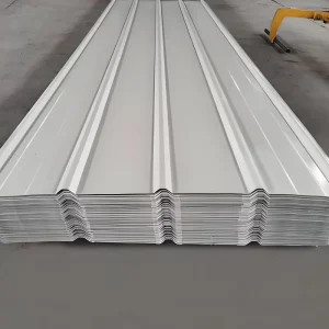 PPGI 2.4 m Galvalume White Corrugated Iron Roofing Sheets Galvanised Corrugated Metal Panels with Cutting and Welding Services