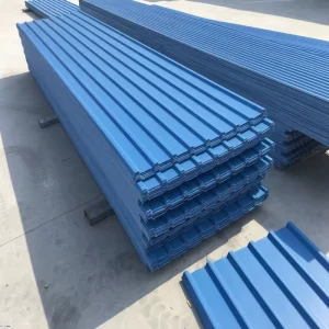 PPGI Building Material Color Coated Galvanized Corrugated Metal Roofing Sheet