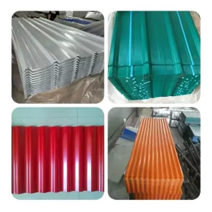 PPGI Color Coated Corrugated Roof Sheet Light Weight Corrugated Galvanized Sheet Metal Roofing
