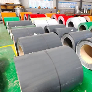 PPGI Color Coated Steel Coil 0.12 1.5mm Thickness RAL Color Customized for Roofing Sheet
