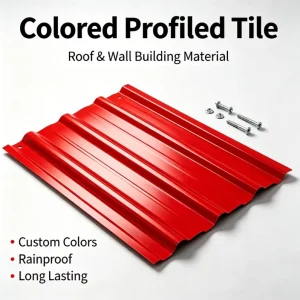 PPGI Corrugated Color Coated Steel Sheet Color Steel Roof Tile for Agricultural Shed