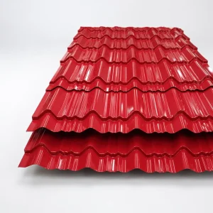 PPGI Corrugated Metal Roofing Sheet Color Coated Galvanized Steel Sheet ASTM A653 SGCC RAL Standard Color