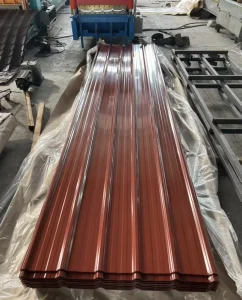PPGI Corrugated Roofing Sheet AZ150 Galvanized Prepainted Color Coated Steel Metal Roof Tile for House/Factory