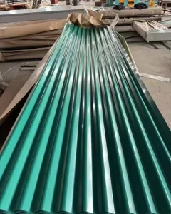 PPGI Corrugated Roofing Tile Factory Roof Sheet Stone Coated Metal Corrugated Sheet PVC PE PVDF Coated Corrugated Sheet