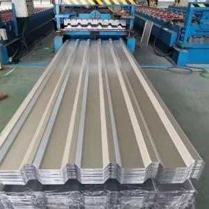 PPGI Corrugated Steel Roofing Sheet Metal Galvanized Prepainted ASTM Standard DX51D Grade AZ30 AZ40 Coating Full Hard Custom