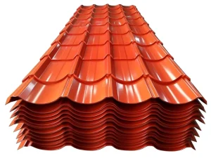 PPGI Corrugated Steel Roofing Sheet Metal Plate Heat Insulation Sunscreen Wave Pressure Tile BIS KS Certified Cutting Available
