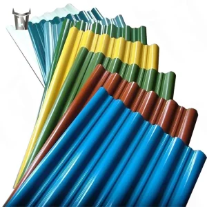PPGI Corrugated Steel Roofing Sheets with Welding & Cutting Services ASTM Standard