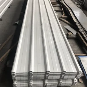 PPGI Galvanized Steel Roofing Sheet Color Coated Corrugated Metal Panel Anti Corrosion Zinc Iron Plate
