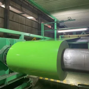 PPGL Coil 55% Aluminum-Zinc Alloy AZ50 0.5 mm PE Coating RAL 9002 for Roof and Wall Cladding