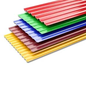 PPGL Prepainted Aluzinc Corrugated Roofing Sheet DX51D/AZ150 for Building Roofs and Wall Panels