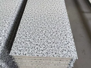 Insulated Metal Wall Panel PU Sandwich Panel Lightweight Interior Wall Panel House Wall Material
