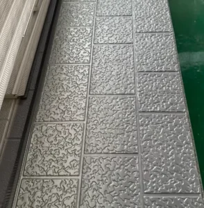 Thermal-Insulated Exterior Decorative Metal PU Polyurethane Exterior Wall Sandwich Panel