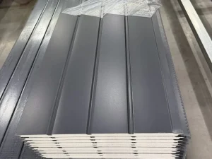 Fireproof PU Foam Metal Exterior Wall Sandwich Panel for Modular House Decoration