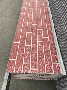Insulated Decorative Sandwich Panel PU Metal Exterior Wall Panel Multifunctional Exterior Wall Panel for Office Buildings